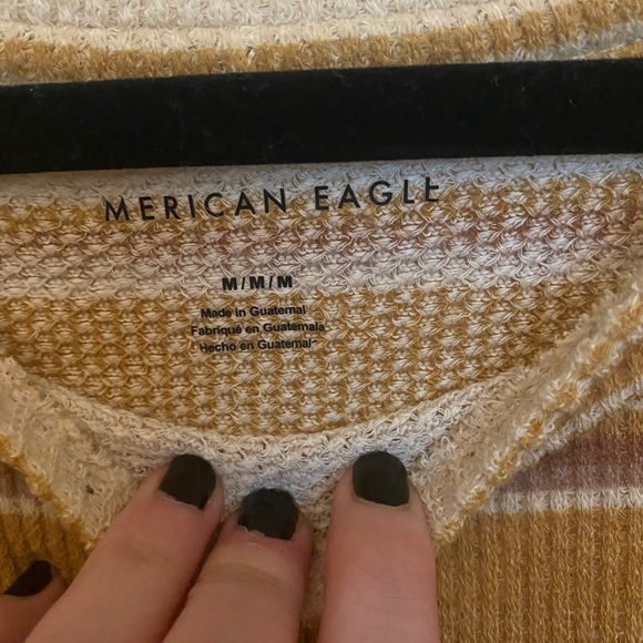 Super Cute Yellow Striped Top - Picture 3 of 3